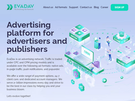 'evadav.com' screenshot