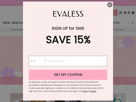 'evaless.com' screenshot