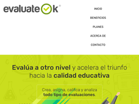 'evaluateok.com' screenshot