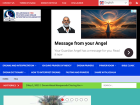 'evangelistjoshua.com' screenshot