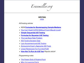 'evanmiller.org' screenshot