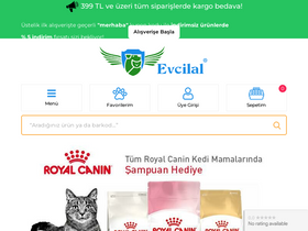 'evcilal.com' screenshot
