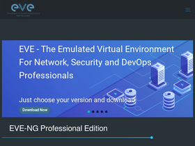 'eve-ng.net' screenshot