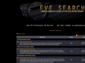 'eve-search.com' screenshot