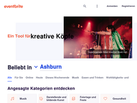 'eventbrite.de' screenshot