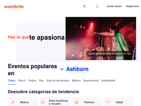 'eventbrite.es' screenshot