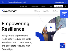 'everbridge.com' screenshot