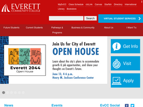 'everettcc.edu' screenshot