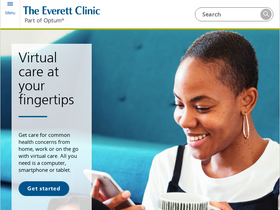 'everettclinic.com' screenshot