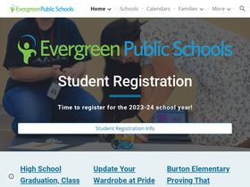 'evergreenps.org' screenshot