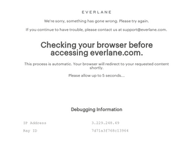 'everlane.com' screenshot