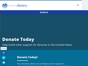 'everylibrary.org' screenshot
