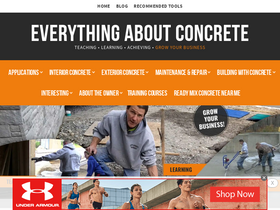'everything-about-concrete.com' screenshot