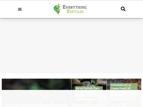 'everythingreptiles.com' screenshot