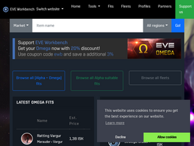 'eveworkbench.com' screenshot