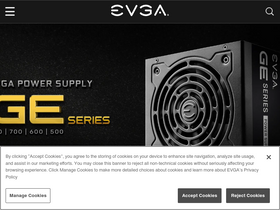 'evga.com' screenshot