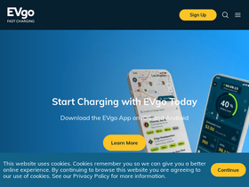 'evgo.com' screenshot