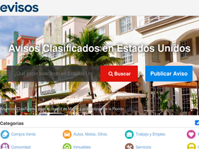 'evisos.com' screenshot