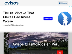 'evisos.com.pe' screenshot