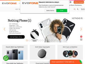 'evofone.com' screenshot