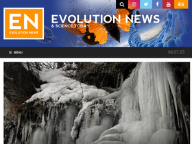 'evolutionnews.org' screenshot