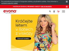 'evona.cz' screenshot
