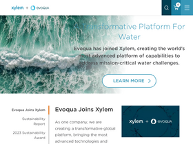 'evoqua.com' screenshot