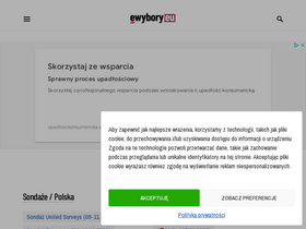 'ewybory.eu' screenshot