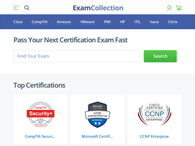 'examcollection.com' screenshot