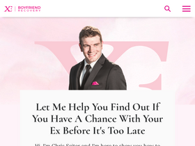 'exboyfriendrecovery.com' screenshot