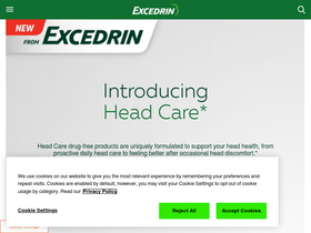 'excedrin.com' screenshot
