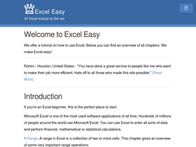 'excel-easy.com' screenshot