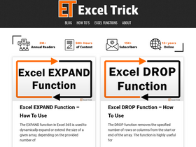 'exceltrick.com' screenshot