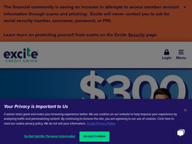 'excitecu.org' screenshot