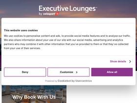 'executivelounges.com' screenshot