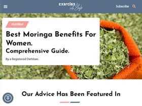 'exercisewithstyle.com' screenshot