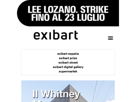 'exibart.com' screenshot