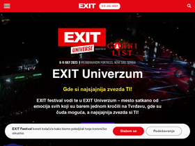 'exitfest.org' screenshot