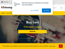 'exleasingcar.com' screenshot