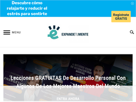 'expandetumente.com' screenshot