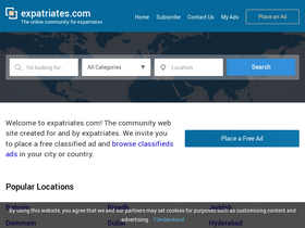 'expatriates.com' screenshot