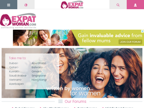'expatwoman.com' screenshot
