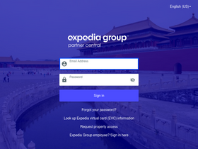 'expediapartnercentral.com' screenshot