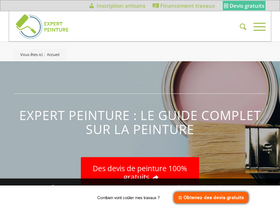 'expert-peinture.fr' screenshot