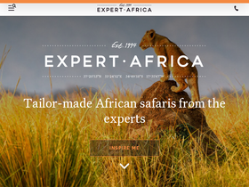 'expertafrica.com' screenshot