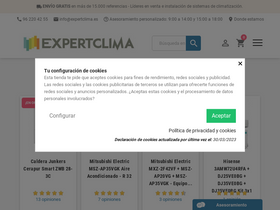 'expertclima.es' screenshot