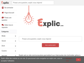 'explic.com' screenshot