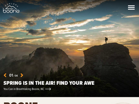 'exploreboone.com' screenshot