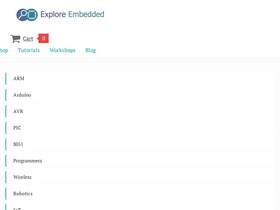 'exploreembedded.com' screenshot
