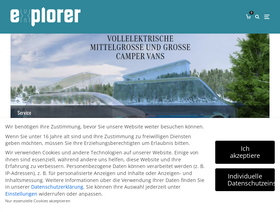 'explorer-magazin.com' screenshot